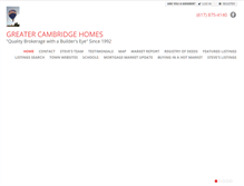 Tablet Screenshot of greatercambridgehomes.com